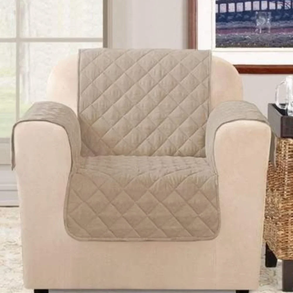 sure fit Microfiber Non-Slip Chair Furniture Cover Water Resistant